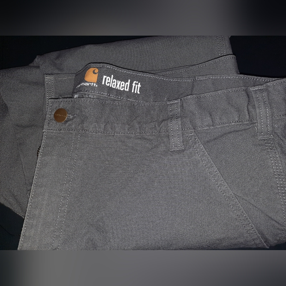 NWOT.Carhartt Gray Relaxed Fit Pants Size 40×30 Never Worn